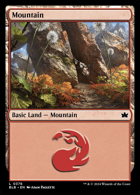Mountain – Bloomburrow (BLB-376) Magic: The Gathering card | LC-REM-20260804-15151542337868-62aaa129-69ff-4e22-861e-b2efd1cd5a10