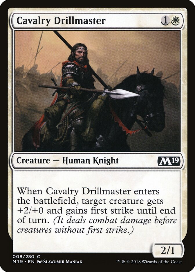Cavalry Drillmaster - Core 2019 (Common) [M19-8] Main image