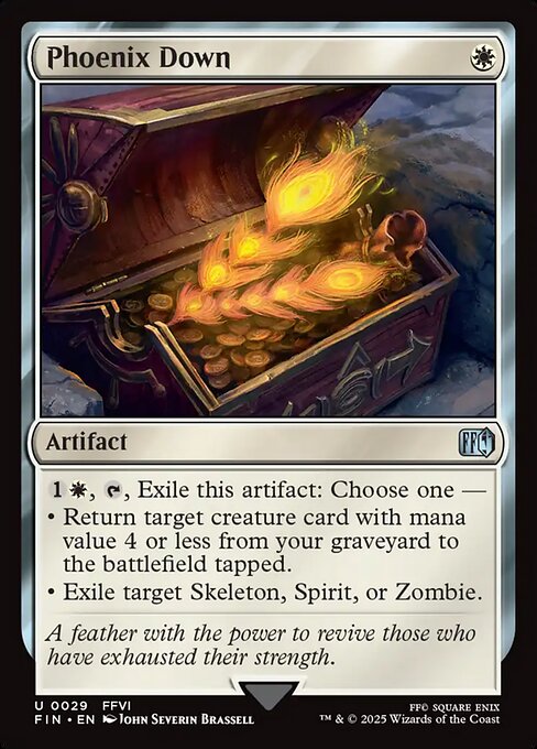 Phoenix Down – Final Fantasy (FIN-29) Magic: The Gathering card | LC-REM-20260804-15543936123212-62e299b0-9ef6-49d3-aa79-384325fed89e Main image