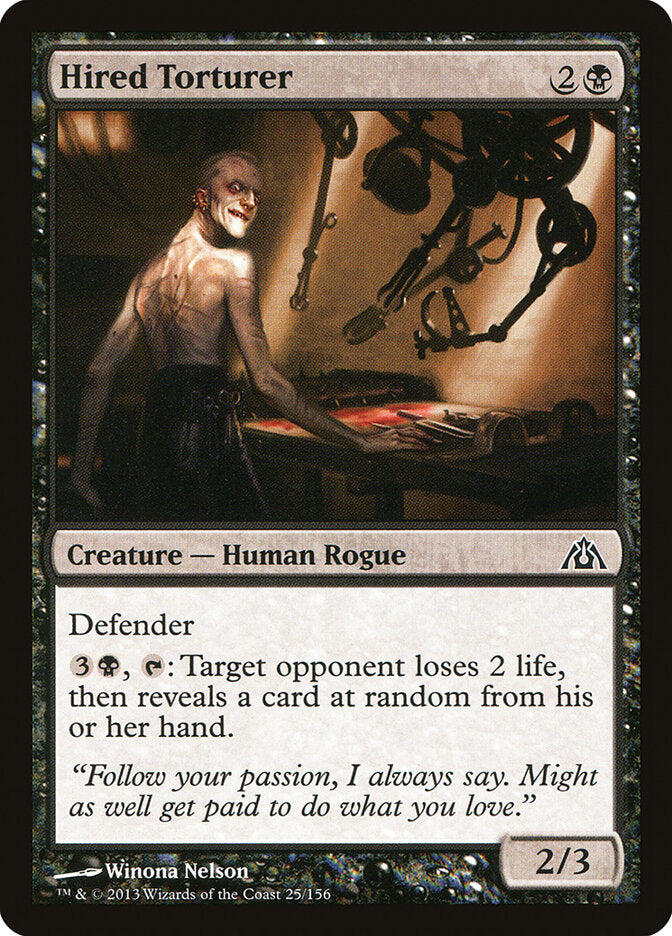 Hired Torturer - Dragon's Maze (Common) [DGM-25]