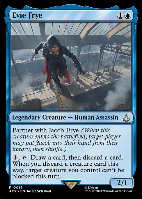 Evie Frye – Universes Beyond: Assassin's Creed (ACR-19) Magic: The Gathering card Main image