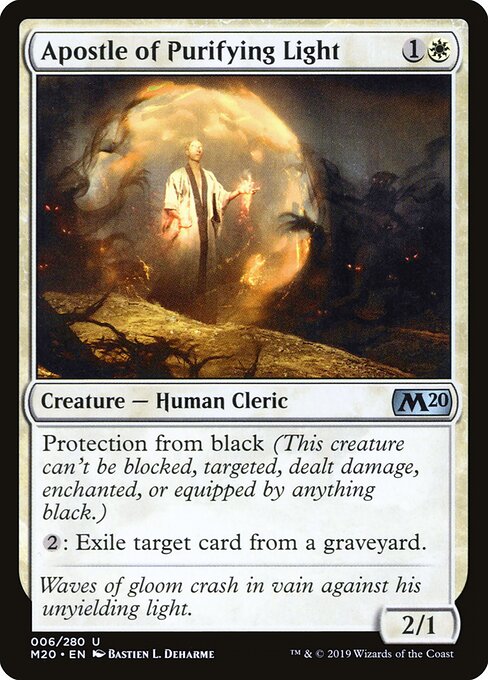 Apostle of Purifying Light – Core Set 2020 (M20-6) Magic: The Gathering card Hauptbild
