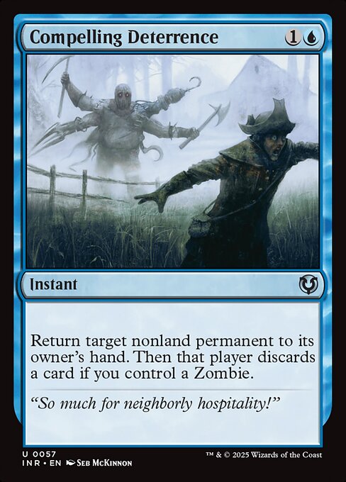Compelling Deterrence – Innistrad Remastered (INR-57) Magic: The Gathering card