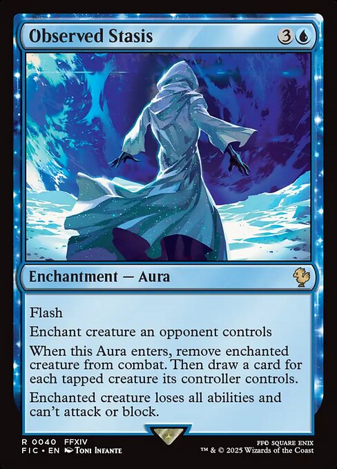 Observed Stasis – Final Fantasy Commander (FIC-40) Magic: The Gathering card | LC-REM-20260804-15339626922316-6301c10c-8c27-4595-a0a7-30c621332b2c