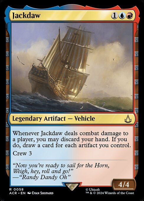 Jackdaw – Universes Beyond: Assassin's Creed (ACR-58) Magic: The Gathering card