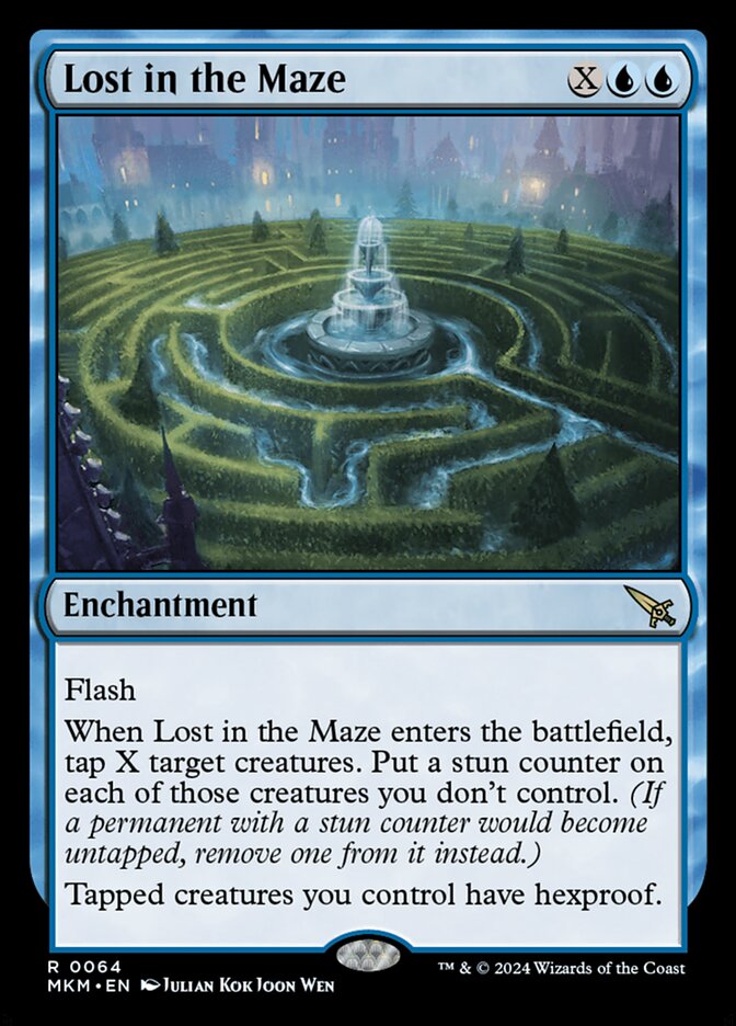 Magic-kaart Lost in the Maze MKM-64 uit Murders at Karlov Manor (Rare) Hauptbild