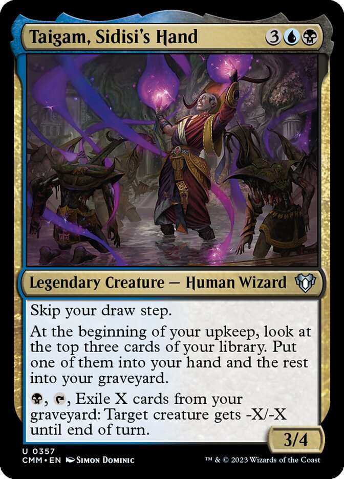 Taigam, Sidisi's Hand - Commander Masters (Uncommon) [CMM-357] Immagine principale del prodotto