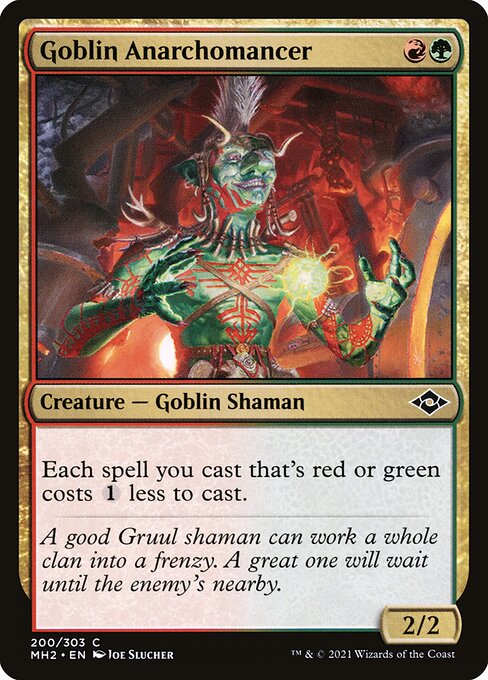 Goblin Anarchomancer – Modern Horizons 2 (MH2-200) Magic: The Gathering card