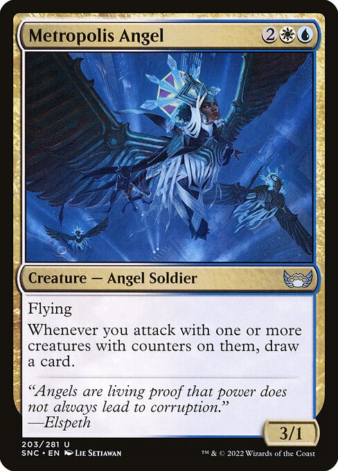 Metropolis Angel – Streets of New Capenna (SNC-203) Magic: The Gathering card