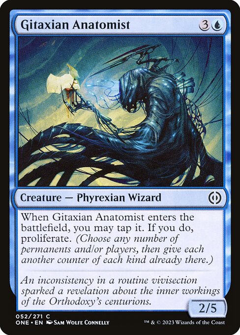 Gitaxian Anatomist – Phyrexia: All Will Be One (ONE-52) Magic: The Gathering card | LC-REM-20260804-15711439225164-63517062-77da-4b60-aa24-f91553a81bed