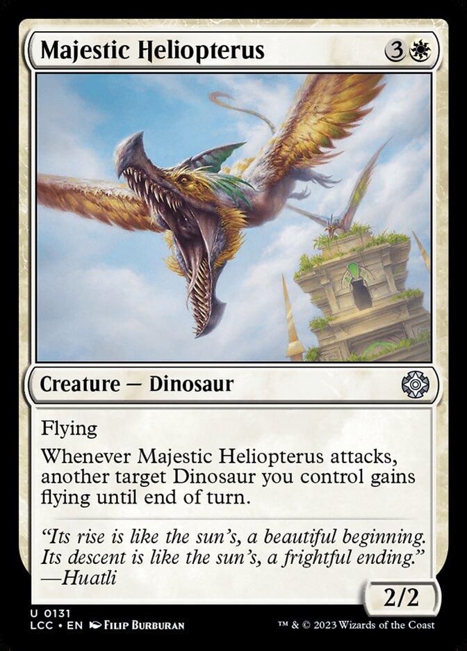 Majestic Heliopterus - Commander: The Lost Caverns of Ixalan (Uncommon) [LCC-131]
