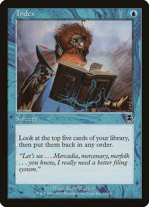Index – Apocalypse (APC-25) Magic: The Gathering card