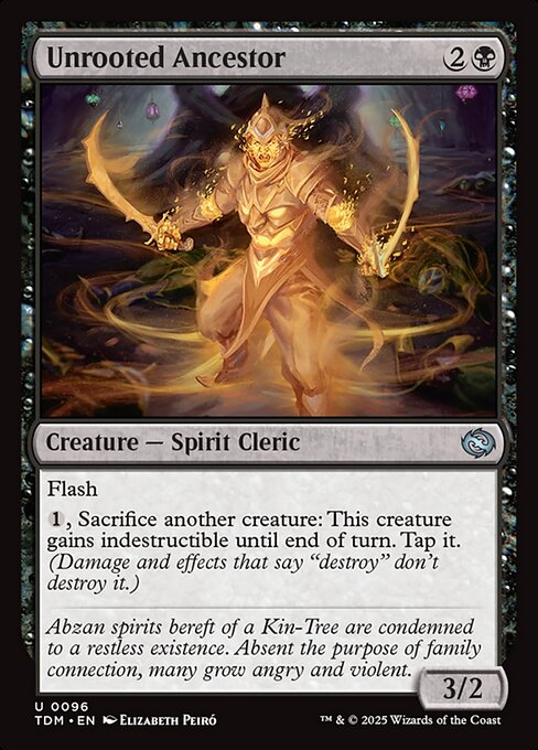 Unrooted Ancestor – Tarkir: Dragonstorm (TDM-96) Magic: The Gathering card | LC-REM-20260804-15401856172364-6394b125-21a8-4439-9958-94b76684138e Main image