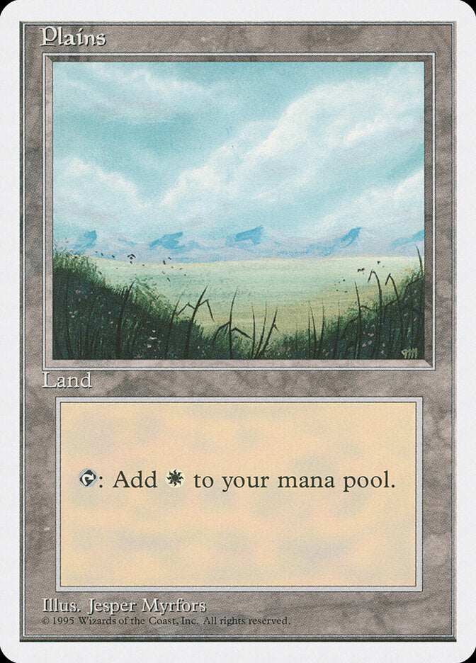 Magic-kaart Plains 4ED-364 uit Fourth Edition (Land) Main image
