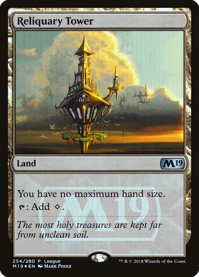 Magic-kaart Reliquary Tower PM19-254 uit Core Set 2019 Promos (Uncommon)