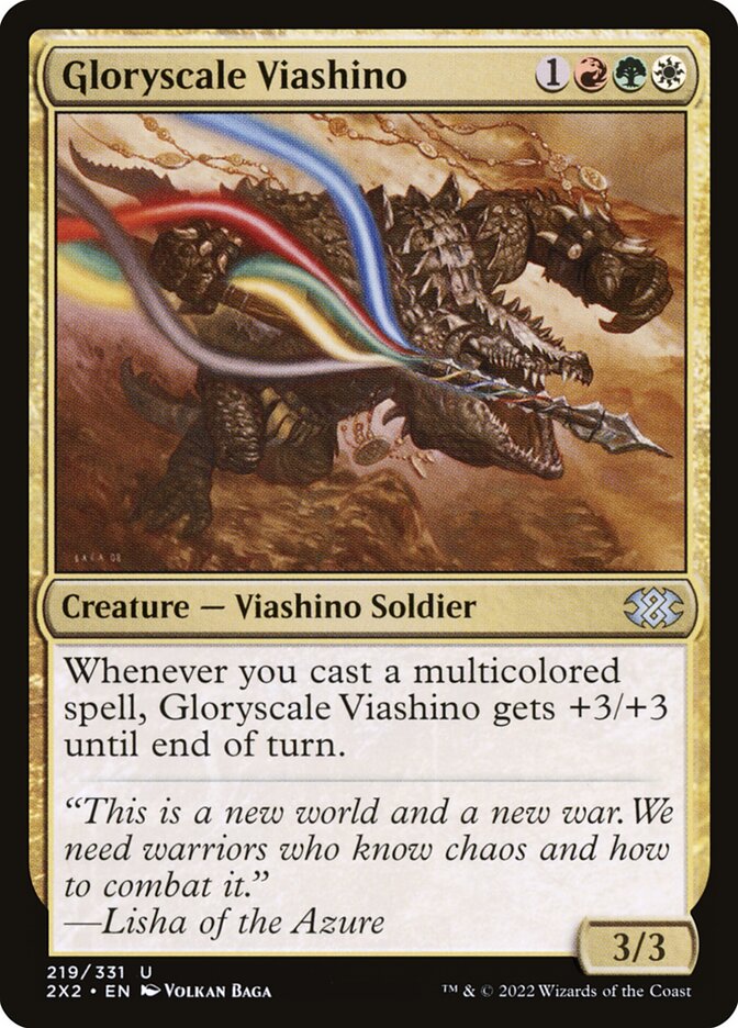 Gloryscale Viashino - Double Masters 2022 (Uncommon) [2X2-219]