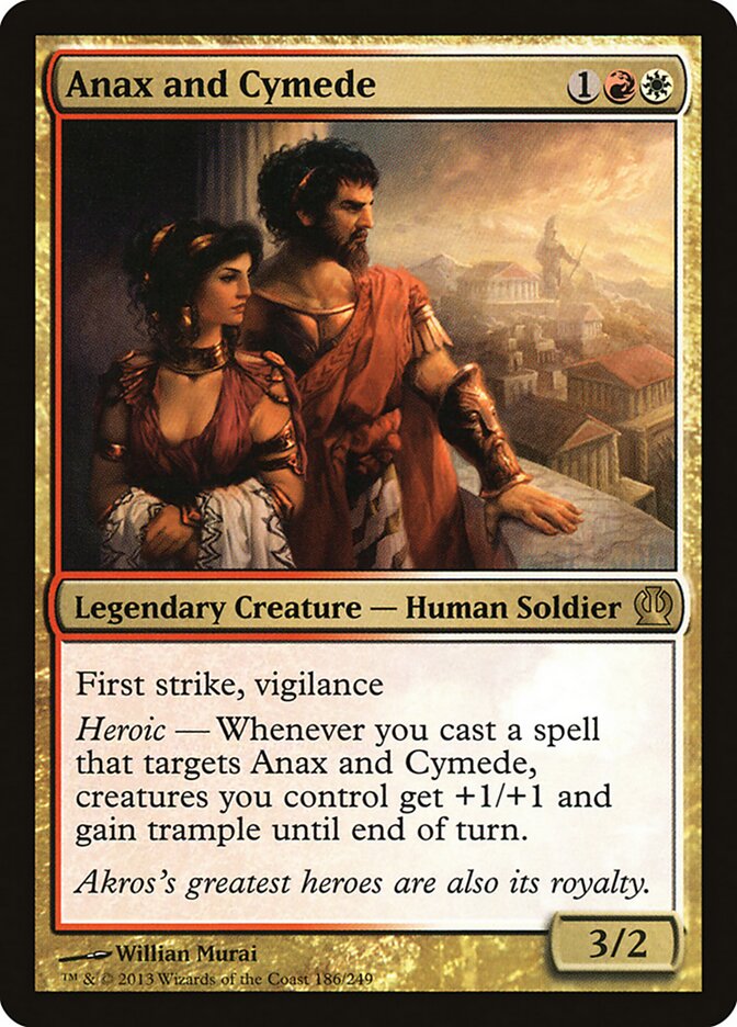 Anax and Cymede - Theros (Rare) [THS-186] Hauptbild