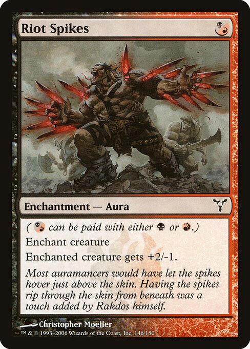 Riot Spikes – Dissension (DIS-146) Magic: The Gathering card Hoofdafbeelding