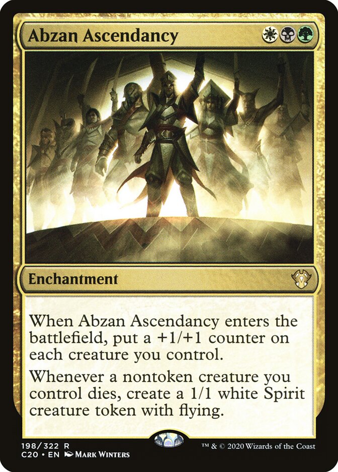 Abzan Ascendancy - Commander: Ikoria (Rare) [C20-198]