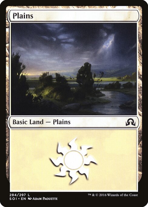 Plains – Shadows over Innistrad (SOI-284) Magic: The Gathering card