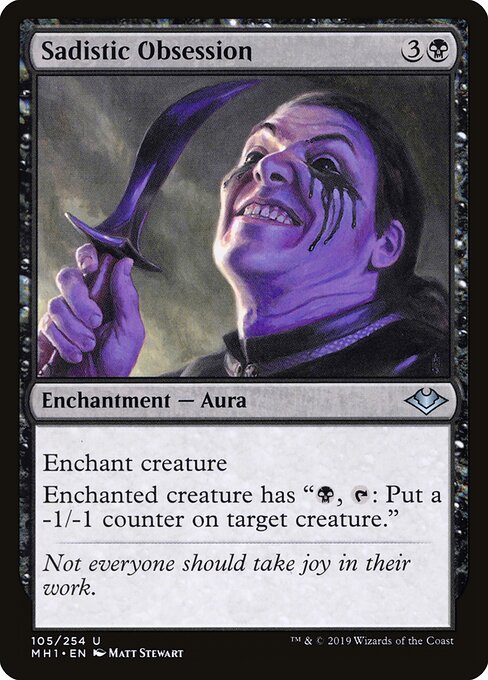 Sadistic Obsession – Modern Horizons (MH1-105) Magic: The Gathering card | LC-REM-20260804-15609033261388-64080d0d-163b-450d-8919-79a0465f3645