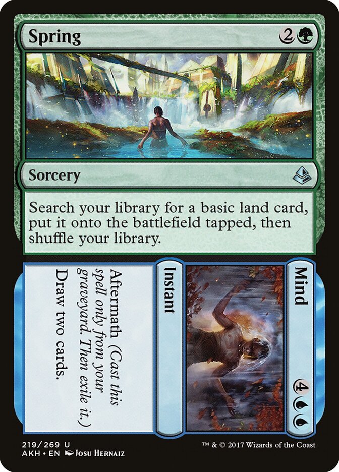 Spring // Mind - Amonkhet (Uncommon) [AKH-219] Imagen principal del producto