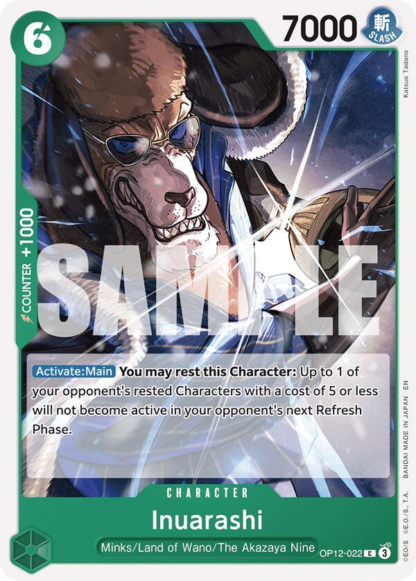 Inuarashi (OP12-022) - Legacy of the Master (Common) [OP12-022] — one-piece card