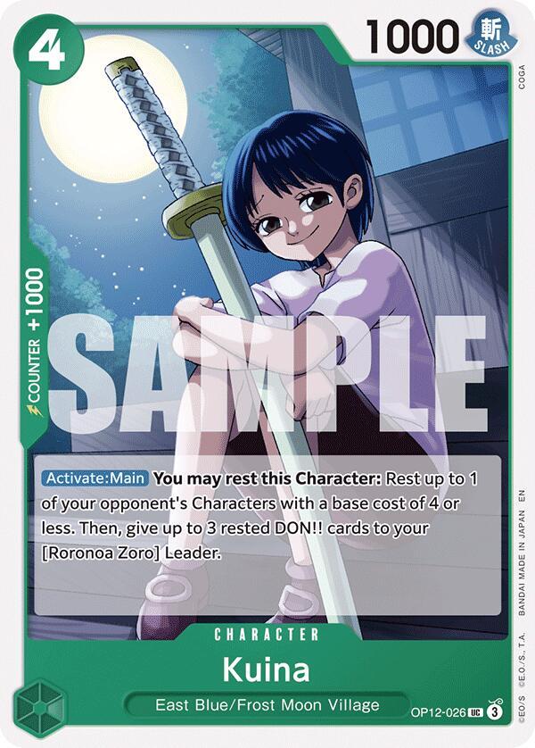 Kuina (OP12-026) - Legacy of the Master (Uncommon) [OP12-026] — one-piece card