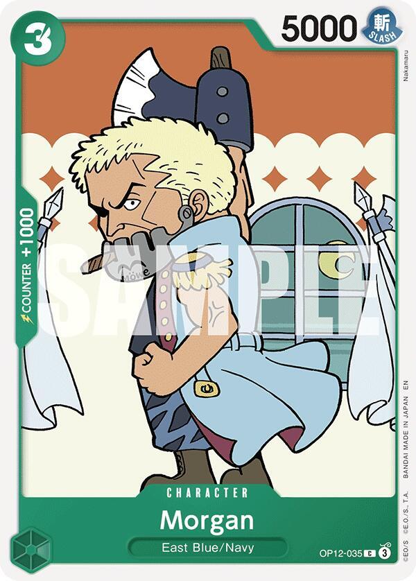 Morgan (OP12-035) - Legacy of the Master (Common) [OP12-035] — one-piece card