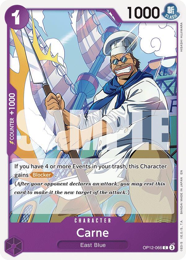 Carne (OP12-066) - Legacy of the Master (Common) [OP12-066] — one-piece card