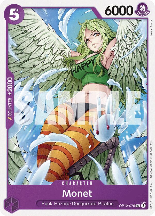 Monet (OP12-076) - Legacy of the Master (Uncommon) [OP12-076] — one-piece card