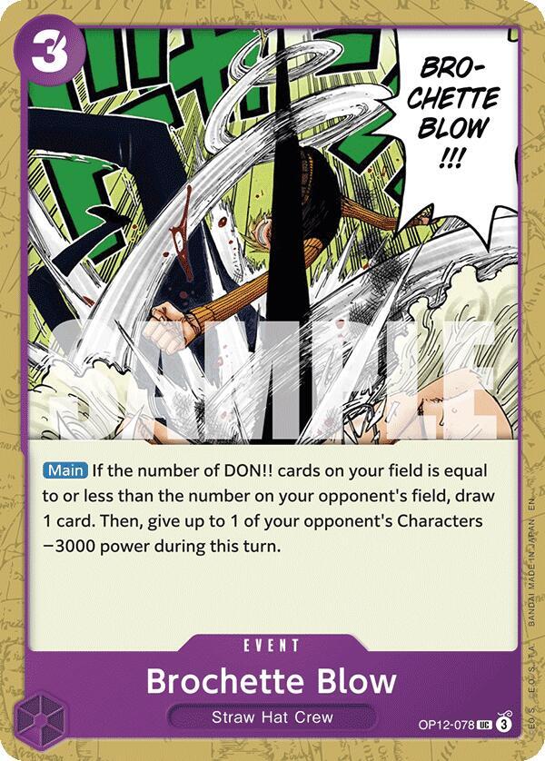 Brochette Blow (OP12-078) - Legacy of the Master (Uncommon) [OP12-078] — one-piece card Hoofdafbeelding