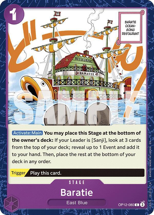 Baratie (OP12-080) - Legacy of the Master (Common) [OP12-080] — one-piece card