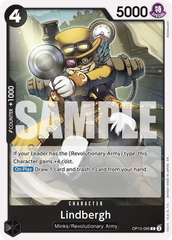 Lindbergh (OP12-095) - Legacy of the Master (Common) [OP12-095] — one-piece card