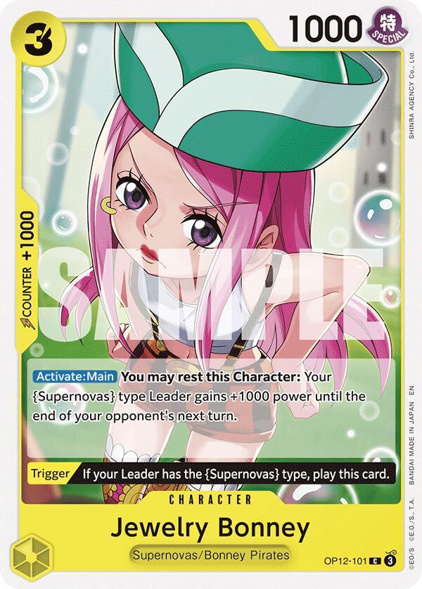 Jewelry Bonney (OP12-101) - Legacy of the Master (Common) [OP12-101] — one-piece card