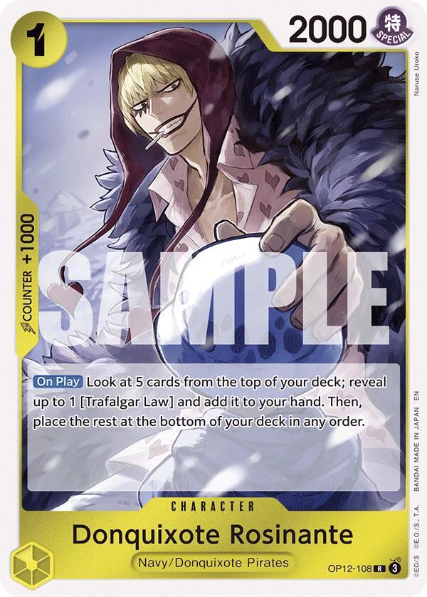Donquixote Rosinante (OP12-108) (V.1) - Legacy of the Master (Rare) [OP12-108] — one-piece card Hauptbild