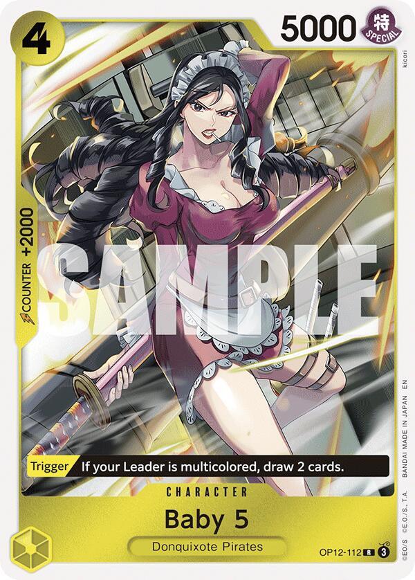Baby 5 (OP12-112) - Legacy of the Master (Rare) [OP12-112] — one-piece card