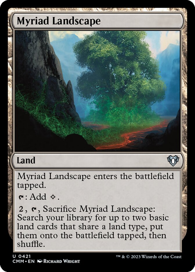 Myriad Landscape - Commander Masters (Uncommon) [CMM-421] Immagine principale del prodotto