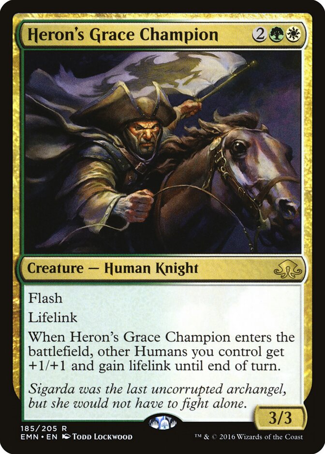 Heron's Grace Champion - Eldritch Moon (Rare) [EMN-185] Hauptbild