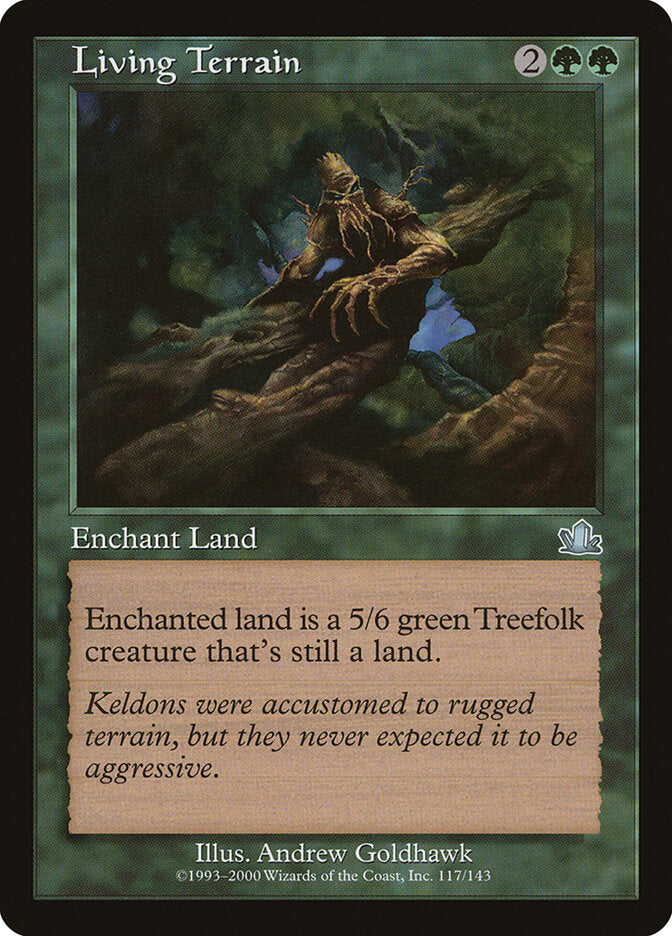 Magic-kaart Living Terrain PCY-117 uit Prophecy (Uncommon)