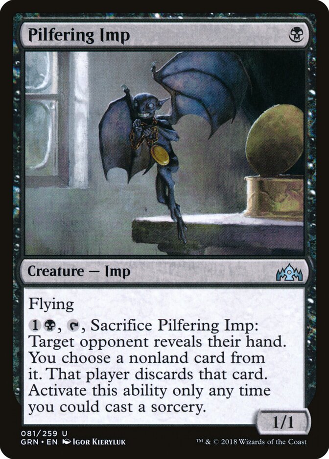 Pilfering Imp - Guilds of Ravnica (Uncommon) [GRN-81]