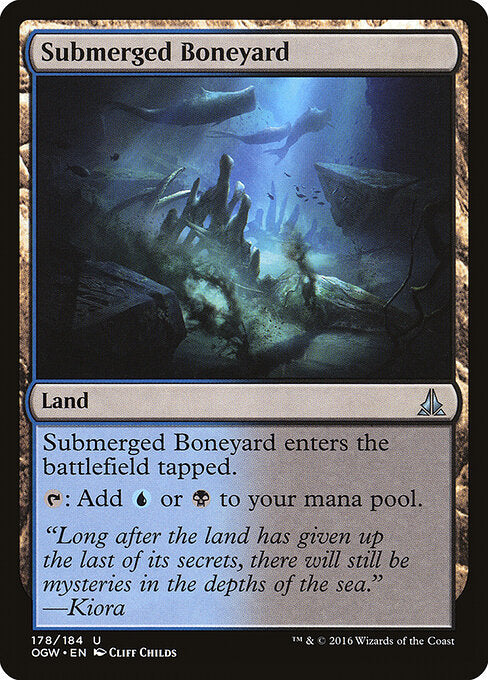 Submerged Boneyard – Oath of the Gatewatch (OGW-178) Magic: The Gathering card