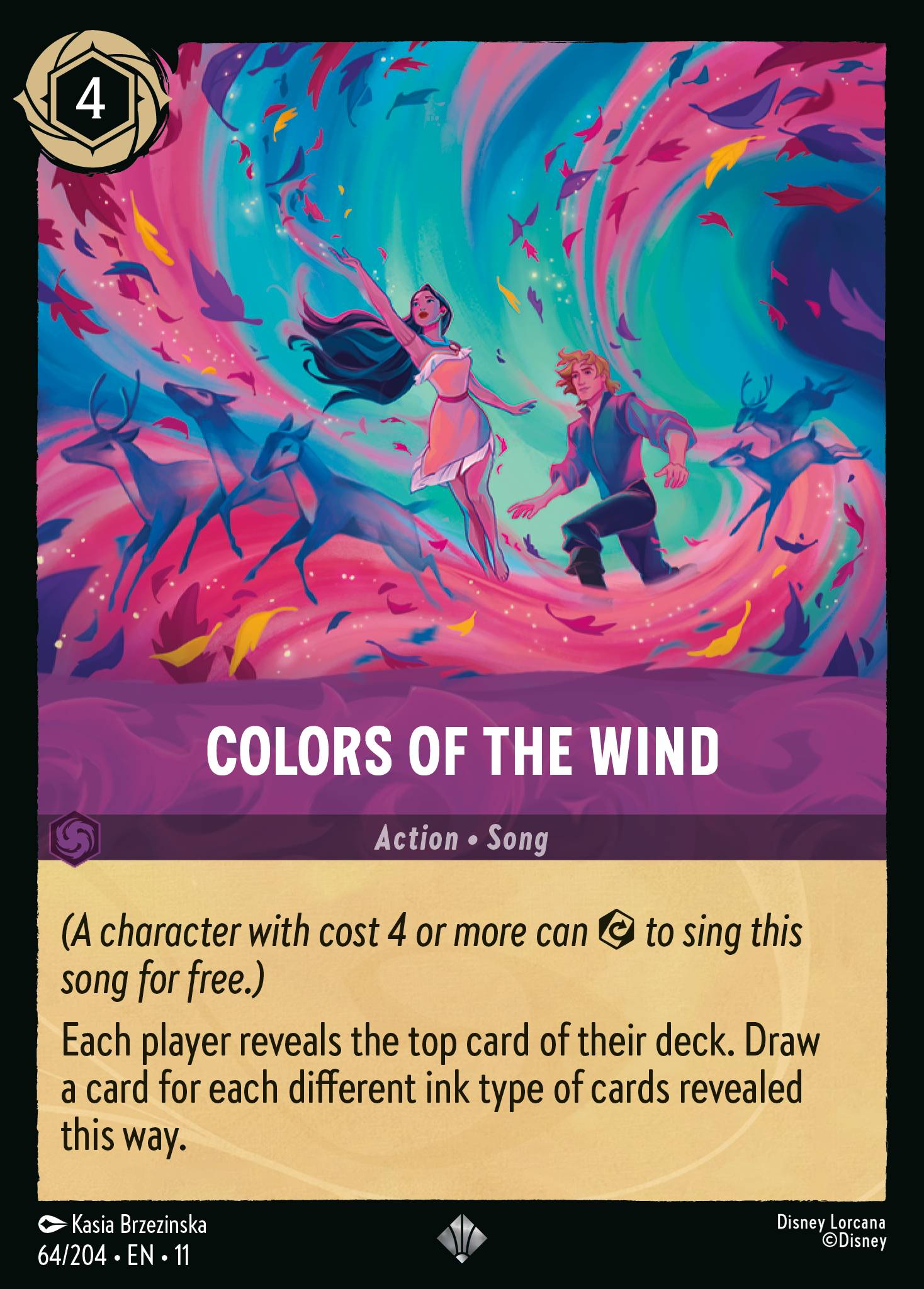 Colors of the Wind — Winterspell (11WSP-64) Disney Lorcana card Immagine principale del prodotto