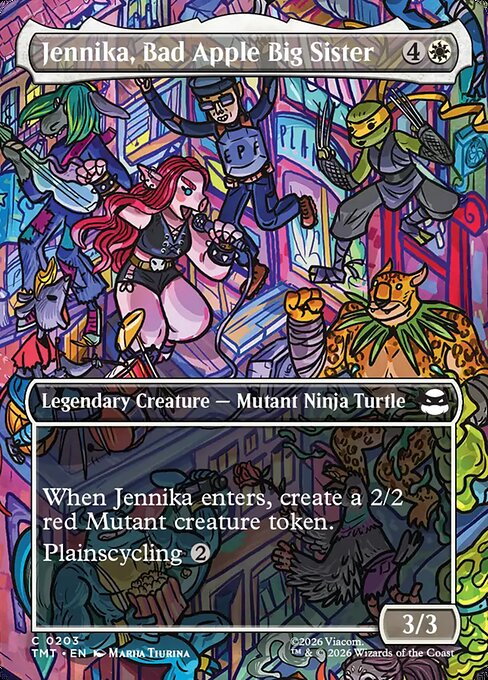Jennika, Bad Apple Big Sister – Teenage Mutant Ninja Turtles (TMT-203) Magic: The Gathering card | LC-REM-20260804-15631614673228-64c6cf57-bc43-4b36-a01c-f4b2fadc8ce2