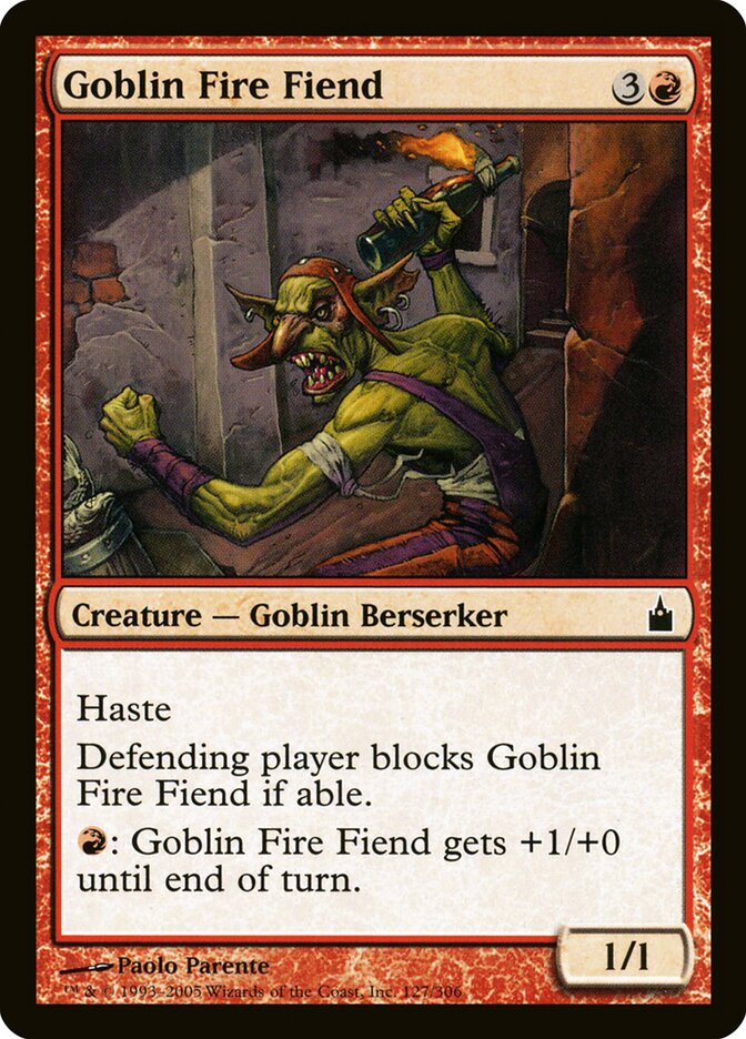 Goblin Fire Fiend - Ravnica: City of Guilds (Common) [RAV-127]