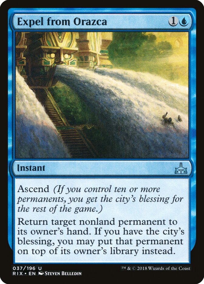 Expel from Orazca - Rivals of Ixalan (Uncommon) [RIX-37]