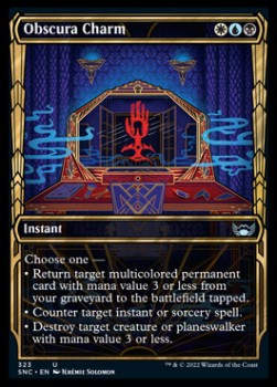 Obscura Charm (V.1) - Streets of New Capenna: Extras (Uncommon) [XSNC-323] Hauptbild