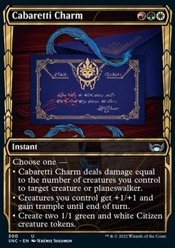 Cabaretti Charm (V.1) - Streets of New Capenna: Extras (Uncommon) [XSNC-300] Hauptbild