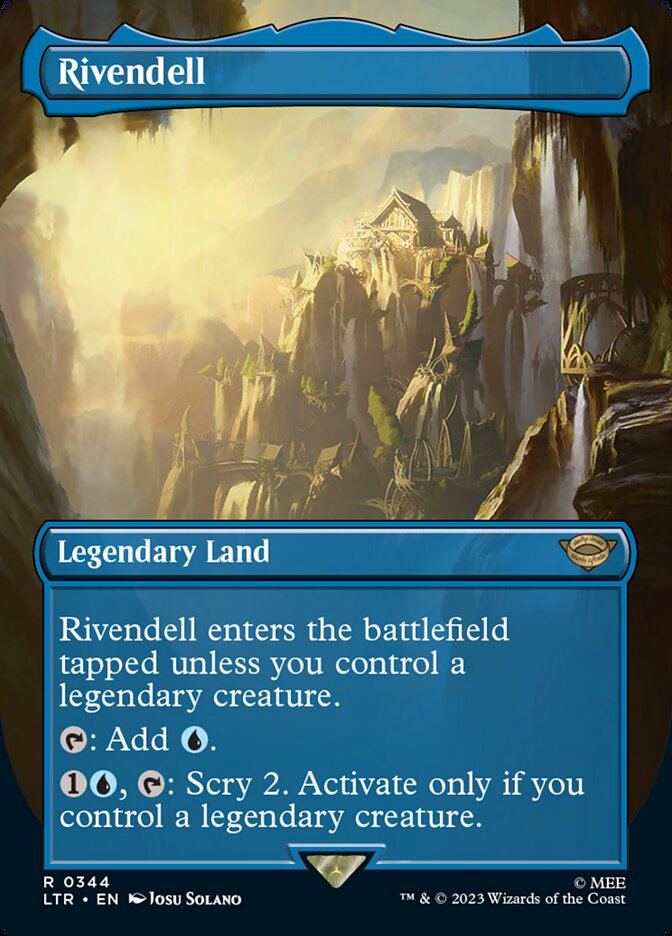 Magic-kaart Rivendell LTR-344 uit The Lord of the Rings: Tales of Middle-earth (Rare)