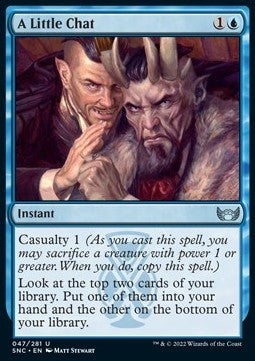 A Little Chat - Streets of New Capenna (Uncommon) [SNC-47] Hover Image